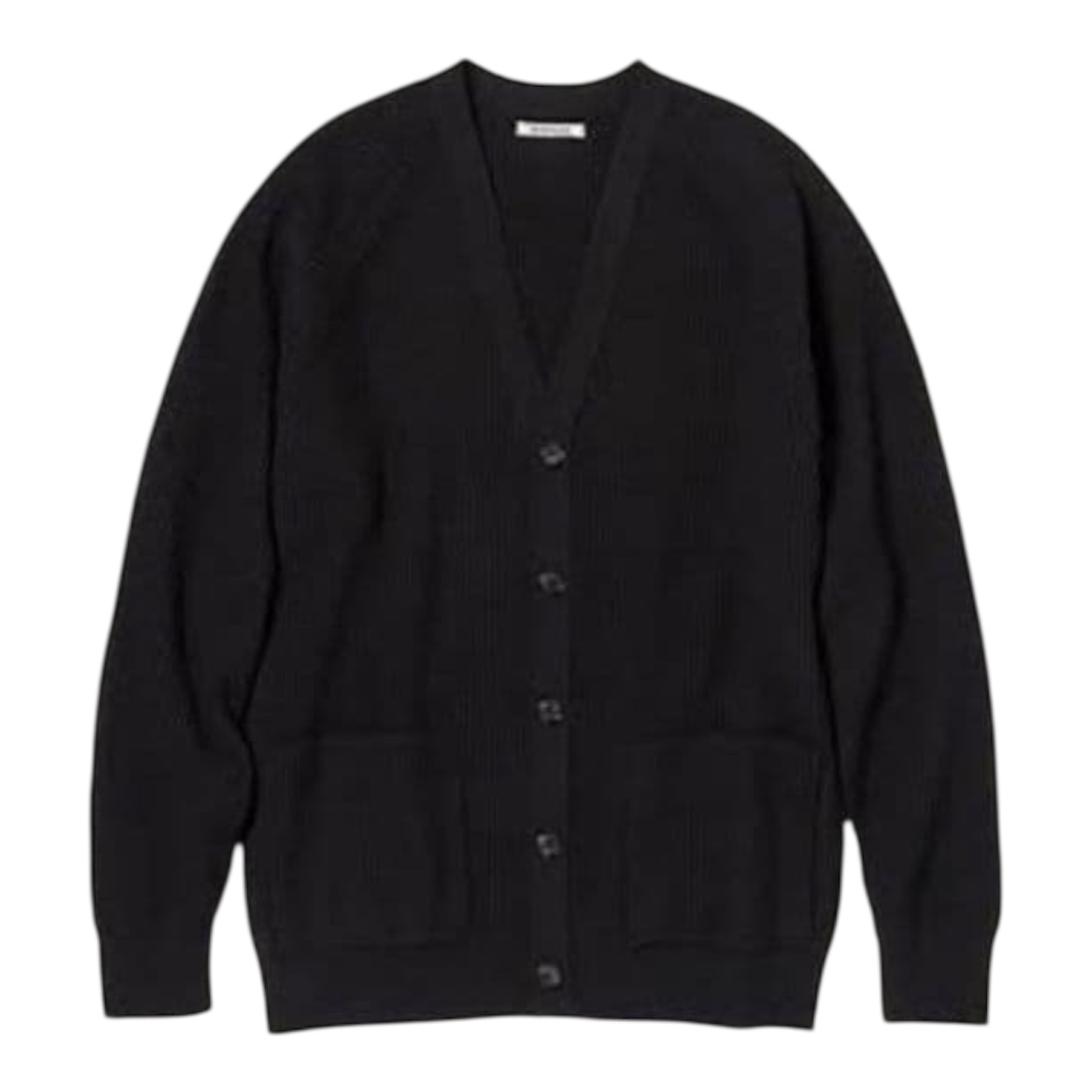 AURALEE ウールリブニットカーディガン