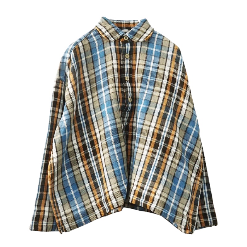 45R インドざっくりネルのMシャツ