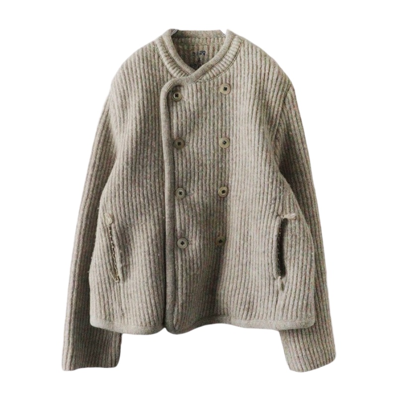 45R コットンシェットランドのPカーディガン