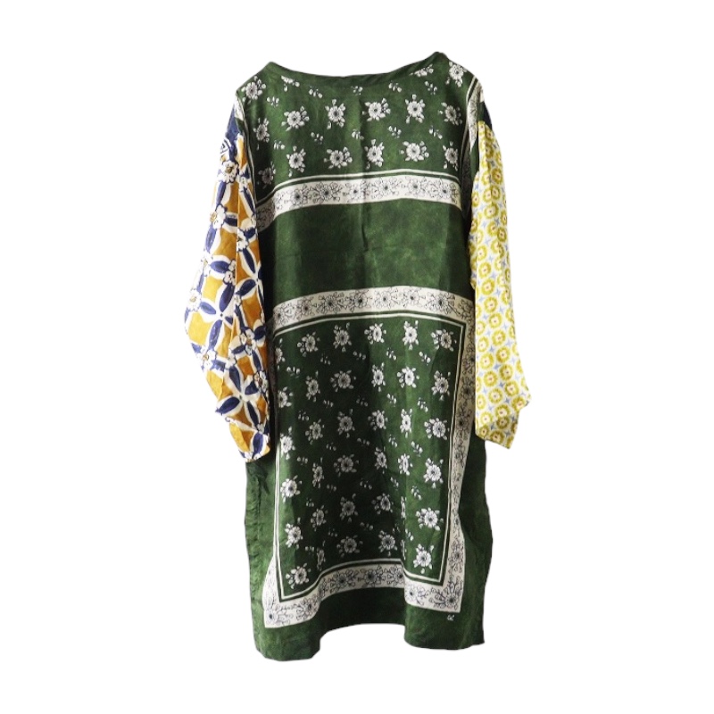 45R シルクバンダナのチュニック