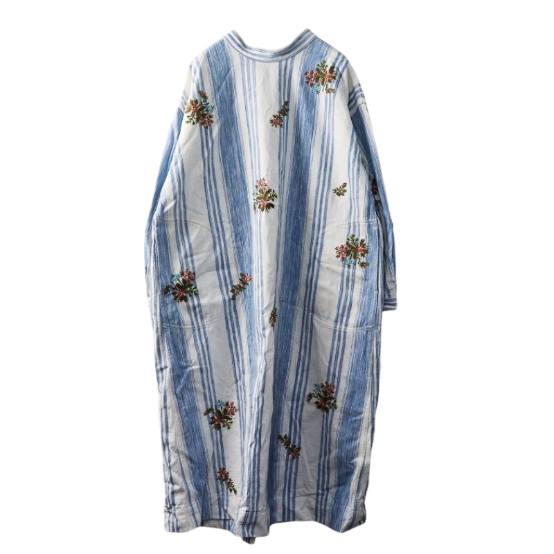 45R カディチノヒッコリーの刺繍ドレス