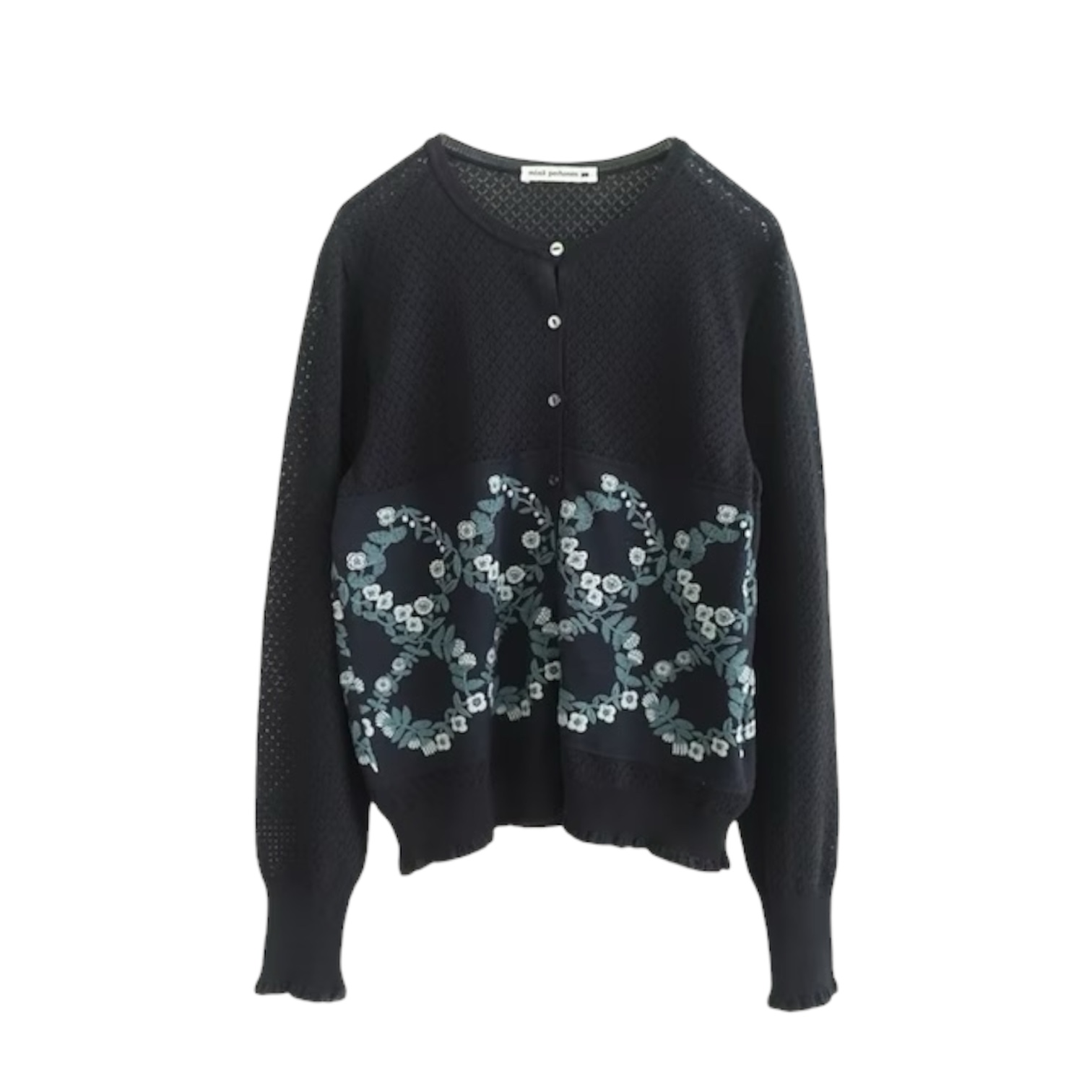 ミナペルホネン flower crown ニットカーディガン