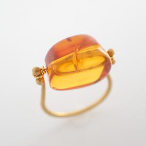 ヨーガンレール K24 琥珀 リング