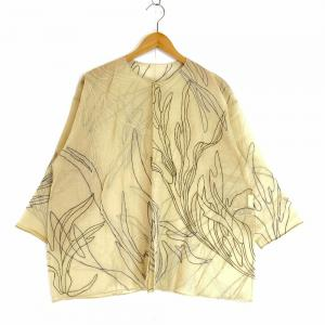 ヨーガンレール インド製 シダ刺繍 ブラウス