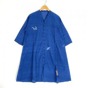 ヨーガンレール コットンシルク 羽織り インド刺繍